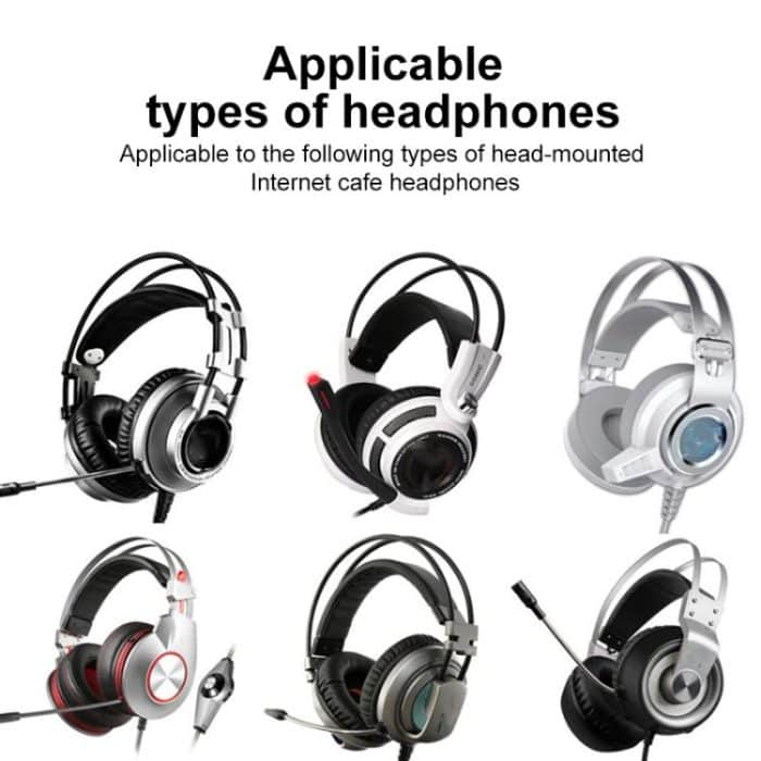 Universal PU Leather Headband Protective Cover, Curved 21x11x8.5cm, Curved 24.5x11x8.5cm, Rectangle 24.5x10cm – Bild 6