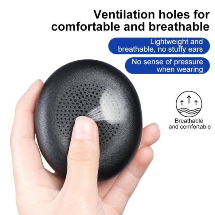 1 Pair Protein Leather Earpads For Jabra Evolve2 65 / Evolve2 40 SE / Elite 45H, For Jabra Evolve2 65 / Evolve2 40 SE / Elite 45H(Black), For Jabra Evolve2 65 / Evolve2 40 SE / Elite 45H(Blue), For Jabra Evolve2 65 / Evolve2 40 SE / Elite 45H(Gold) – Bild 5