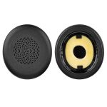 1 Pair Protein Leather Earpads For Jabra Evolve2 75, For Jabra Evolve2 75(Black), For Jabra Evolve2 75(Gold)