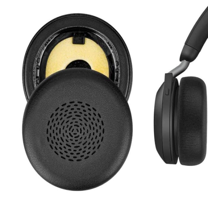 1 Pair Protein Leather Earpads For Jabra Evolve2 75, For Jabra Evolve2 75(Black), For Jabra Evolve2 75(Gold) – Bild 4