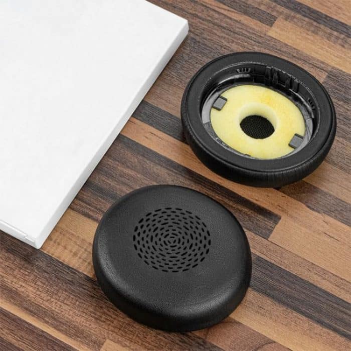 1 Pair Protein Leather Earpads For Jabra Evolve2 75, For Jabra Evolve2 75(Black), For Jabra Evolve2 75(Gold) – Bild 5