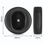 1 Pair Sponge Earmuffs Replacement Earpads For Audeze Maxwell, Protein Leather, Football Net – Bild 3