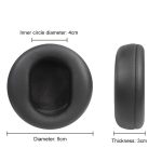 1 Pair Protein Leather Replacement Earpads For Microsoft Surface – Bild 2