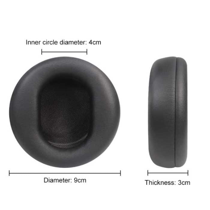 1 Pair Protein Leather Replacement Earpads For Microsoft Surface – Bild 2
