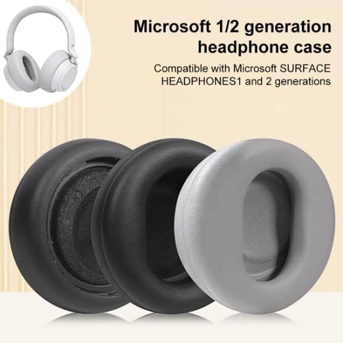 1 Pair Protein Leather Replacement Earpads For Microsoft Surface – Bild 6