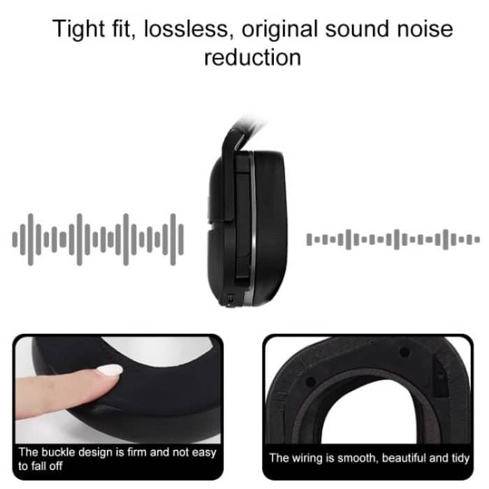 1 Pair Protein Leather Ice Silk Cloth Replacement Earpads For Turtle Beach Stealth 700 Gen 2 – Bild 2