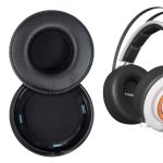 2pcs Protein Leather Earpads For SteelSeries Siberia 650, or SteelSeries Siberia 650(Black), For SteelSeries Siberia 650(White)