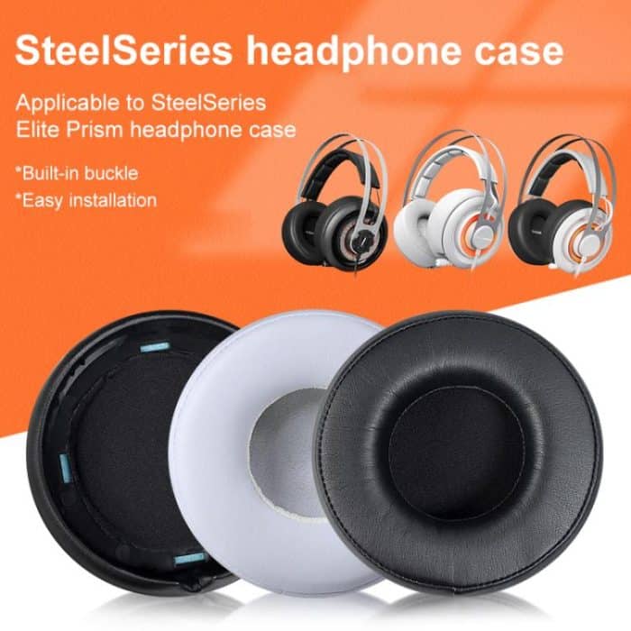 2pcs Protein Leather Earpads For SteelSeries Siberia 650, or SteelSeries Siberia 650(Black), For SteelSeries Siberia 650(White) – Bild 2