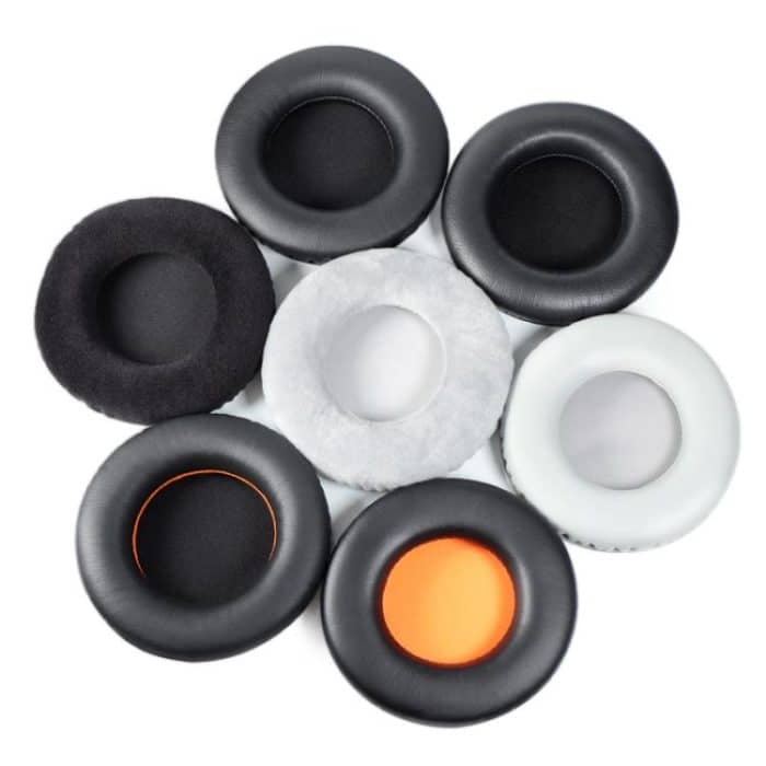 2pcs Self-adhesive Earpads For SteelSeries Siberia V1 / V2 / V3, Football Net, Ice Silk Fabric, Lambskin – Bild 2