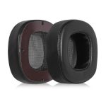2pcs Magnetic Snap-on Lambskin Leather Earpads For Abyss Diana Phi / AB-1266, For Abyss Diana Phi / AB-1266(Black)