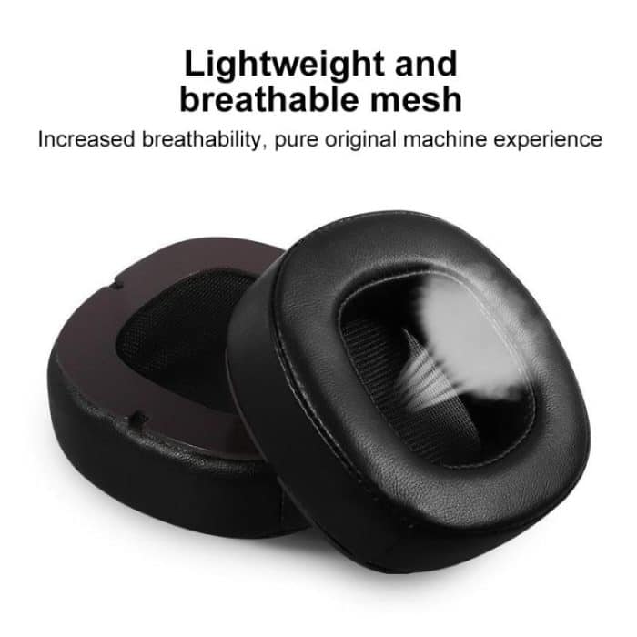 2pcs Magnetic Snap-on Lambskin Leather Earpads For Abyss Diana Phi / AB-1266, For Abyss Diana Phi / AB-1266(Black) – Bild 4