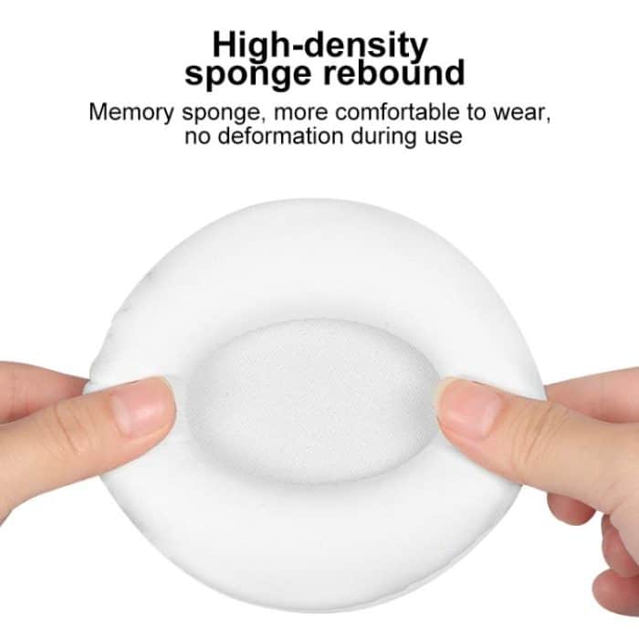 2pcs Protein Leather Earpads For Brookstone Yowu Selkirk Model Z 3G Cat Ear Headphone, For Brookstone Yowu Selkirk Model Z 3G(Black), For Brookstone Yowu Selkirk Model Z 3G(White) – Bild 3