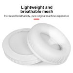 2pcs Protein Leather Earpads For Brookstone Yowu Selkirk Model Z 3G Cat Ear Headphone, For Brookstone Yowu Selkirk Model Z 3G(Black), For Brookstone Yowu Selkirk Model Z 3G(White) – Bild 4
