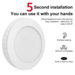 2pcs Protein Leather Earpads For Brookstone Yowu Selkirk Model Z 3G Cat Ear Headphone, For Brookstone Yowu Selkirk Model Z 3G(Black), For Brookstone Yowu Selkirk Model Z 3G(White) – Bild 5