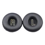 1 Pair Protein Leather Snap-on Type Earphone Covers, For Meizu HD50