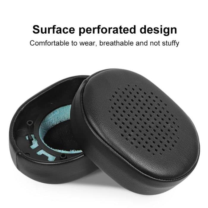 2pcs Snap-on Protein Leather Earpads For KEF M400, For KEF M400(Black) – Bild 4