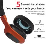 2pcs Snap-on Protein Leather Earpads For KEF M400, For KEF M400(Black) – Bild 5