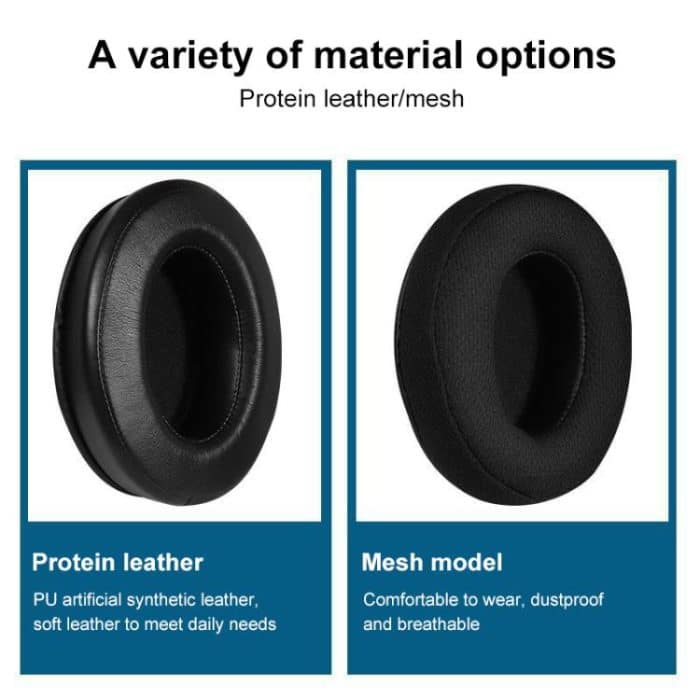 2pcs Insert Earpads For Xtrfy H1 / H2, Protein Leather, Net Fabric – Bild 4