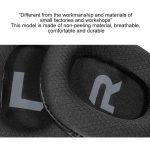 1 Pair Printing Insert Earpads For Somic G936N / G936, Protein Leather, Football Net Fabric – Bild 3