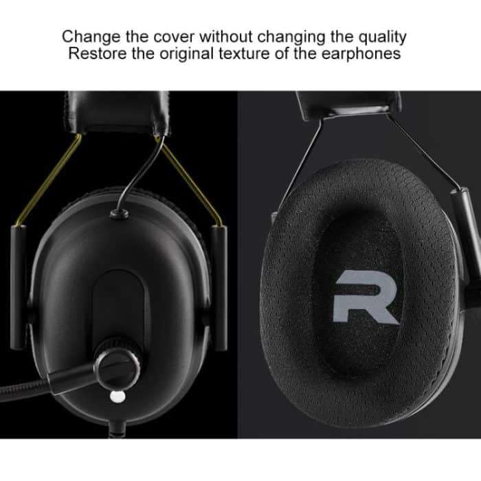 1 Pair Printing Insert Earpads For Somic G936N / G936, Protein Leather, Football Net Fabric – Bild 4