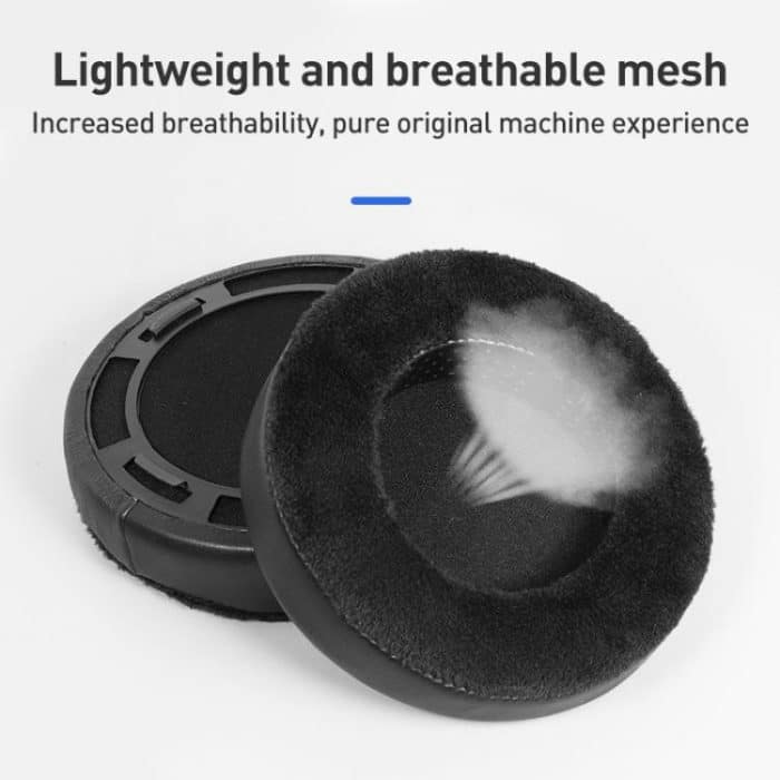 1 Pair Protein Leather Flannel Perforated Replacement Earpads For HIFIMAN HE300 / HE400 / HE400SE / HE500 / HE560 – Bild 3