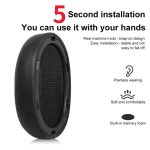 2pcs Snap-on Earpads For Swan AW-85, Protein Leather, Football Net Fabric – Bild 5