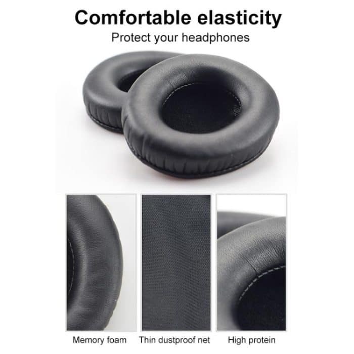 2pcs Protein Leather Earpads For Creative Aurvana Live 1 – Bild 7