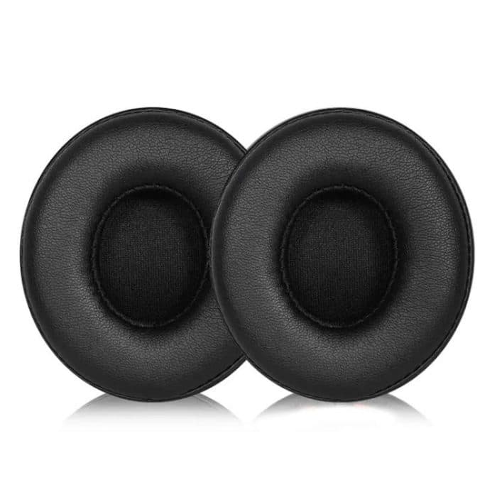 1 Pair Protein Leather Replacement Earpads For Beats Solo3 / Solo2, Protein Leather For Beats Solo3 – Bild 1