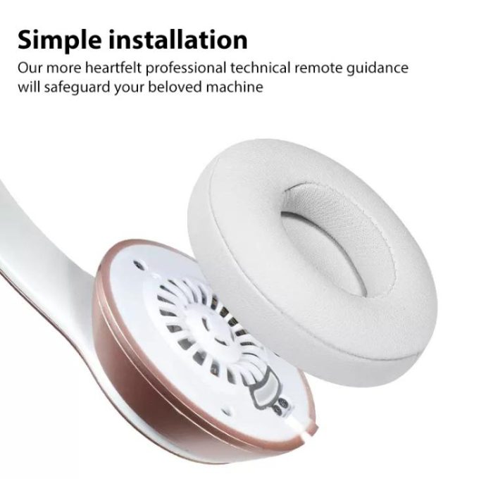 1 Pair Protein Leather Replacement Earpads For Beats Solo3 / Solo2, Protein Leather For Beats Solo3 – Bild 4