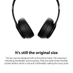 1 Pair Protein Leather Replacement Earpads For Beats Solo4, For Beats Solo4 – Bild 6