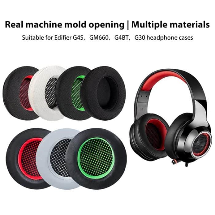 2pcs Mesh Replacement Earpads For EDIFIER HECATE G4, For EDIFIER HECATE G4, For EDIFIER HECATE G4(Black Green), For EDIFIER HECATE G4(White) – Bild 2