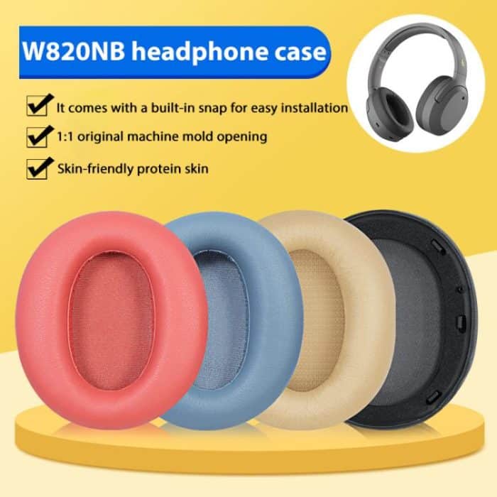 2pcs Ice Silk Cloth Replacement Earpads For EDIFIER W820NB / Free Pro / K820NC, Ice Silk Cloth For EDIFIER W820NB, For EDIFIER W820NB, For EDIFIER W820NB(Blue), For EDIFIER W820NB(Apricot), For EDIFIER W820NB(Green) – Bild 2