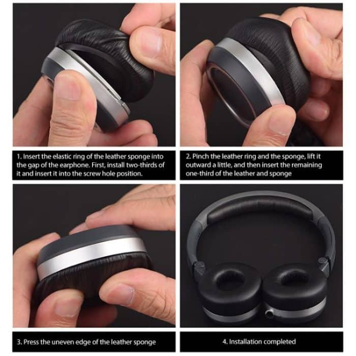 2pcs Lambskin Replacement Earpads For EDIFIER W830BT / W860NB, Lambskin For EDIFIER W830BT – Bild 5