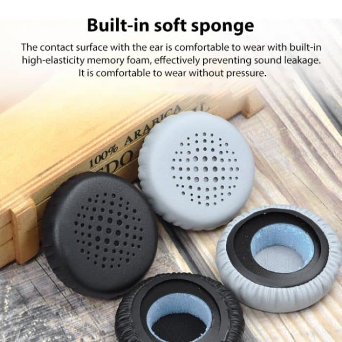 2pcs Protein Leather Replacement Earpads For EDIFIER H690 / W570BT / W670BT / H690P, For EDIFIER H690 – Bild 4