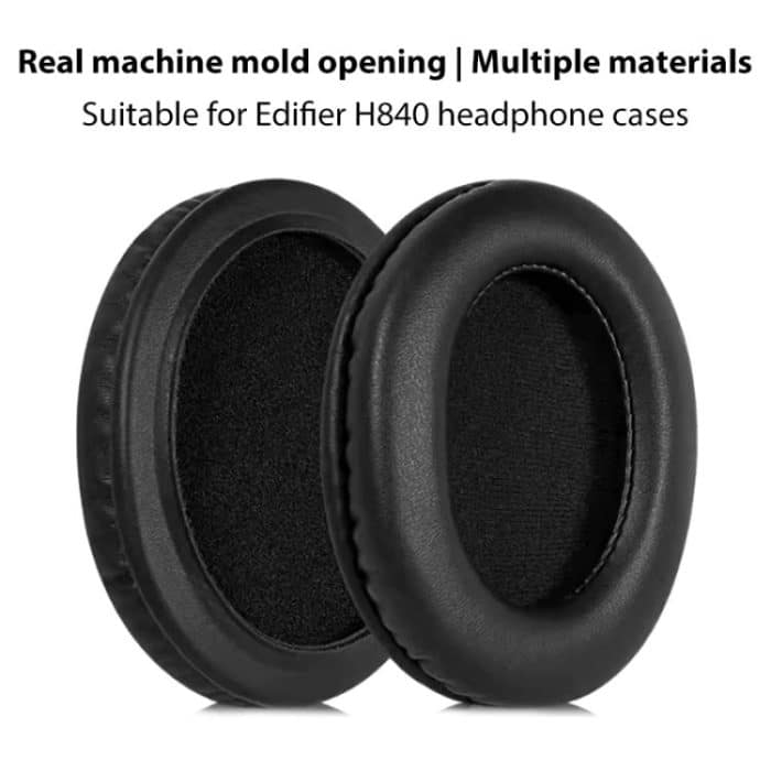 2pcs Protein Leather Replacement Earpads For EDIFIER H840 / H841P / K830 / G3 / K5000 / K6500, For EDIFIER H840 – Bild 2