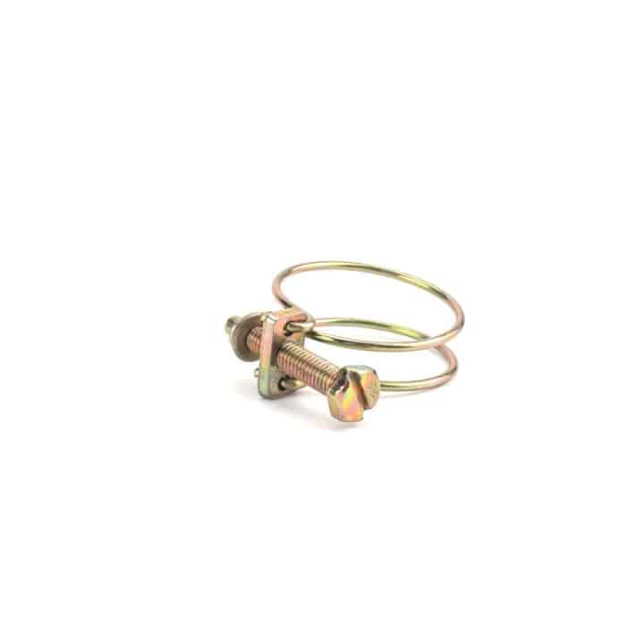 48 PCS Einstellbare Farbe Doppelverdrahtete Schlauchschellen aus verzinktem Eisen – Bild 6