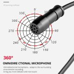 YELANGU MY2-C Typ-C-Schnittstelle Live-Übertragung Interview Mobiltelefon Einzelclip Lavalier-Mikrofon, Länge: 1,5 m – Bild 6