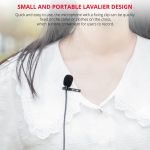 YELANGU MY2-C Typ-C-Schnittstelle Live-Übertragung Interview Mobiltelefon Einzelclip Lavalier-Mikrofon, Länge: 1,5 m – Bild 8