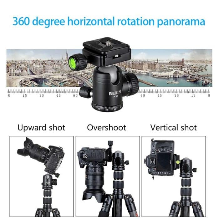 BEXIN BX255C K30 Tragbares Kohlefaser-Stativ für Kamera Dslr – Bild 12