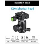 BEXIN BX255C K30 Tragbares Kohlefaser-Stativ für Kamera Dslr – Bild 13