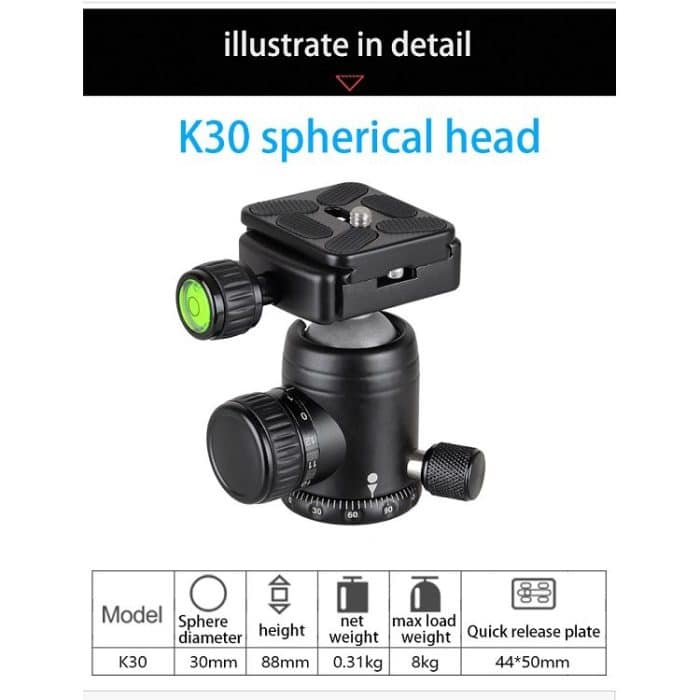 BEXIN BX255C K30 Tragbares Kohlefaser-Stativ für Kamera Dslr – Bild 13