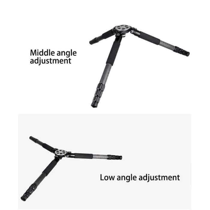 BEXIN ST424C Robuster Camcorder Photographisches Carbon-Stativ Großes Stativ, max – Bild 6