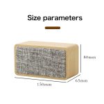 Q2 Doppellautsprecher Bluetooth-Lautsprecher aus Holz, Q2 – Bild 3