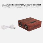 Q5 Bluetooth-Lautsprecher aus Holz, unterstützt TF-Karte und 3,5 mm AUX, Q5 – Bild 3