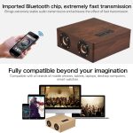 Q5 Bluetooth-Lautsprecher aus Holz, unterstützt TF-Karte und 3,5 mm AUX, Q5 – Bild 5
