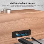Q7 Subwoofer-Bluetooth-Lautsprecher aus Holz, unterstützt TF-Karte, U-Disk und 3,5-mm-AUX, Q7 – Bild 11