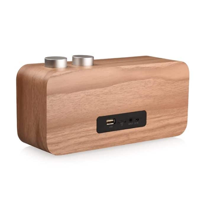 Q7 Subwoofer-Bluetooth-Lautsprecher aus Holz, unterstützt TF-Karte, U-Disk und 3,5-mm-AUX, Q7 – Bild 3