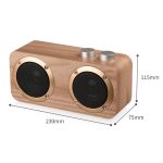 Q7 Subwoofer-Bluetooth-Lautsprecher aus Holz, unterstützt TF-Karte, U-Disk und 3,5-mm-AUX, Q7 – Bild 4
