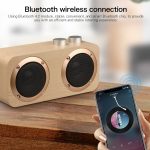 Q7 Subwoofer-Bluetooth-Lautsprecher aus Holz, unterstützt TF-Karte, U-Disk und 3,5-mm-AUX, Q7 – Bild 9