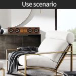 W8C Holzuhr-Subwoofer-Bluetooth-Lautsprecher, unterstützt TF-Karte, U-Disk und 3,5-mm-AUX, Brown Wood, Yellow Wood – Bild 14